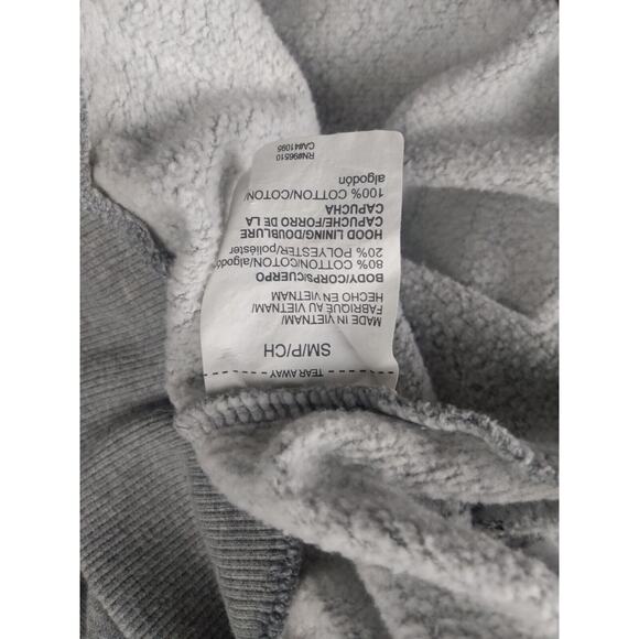 Under Armour Sweater Mens SMALL Gray Loose Drawstring Hoodie‎ Activewear - Picture 8 of 8